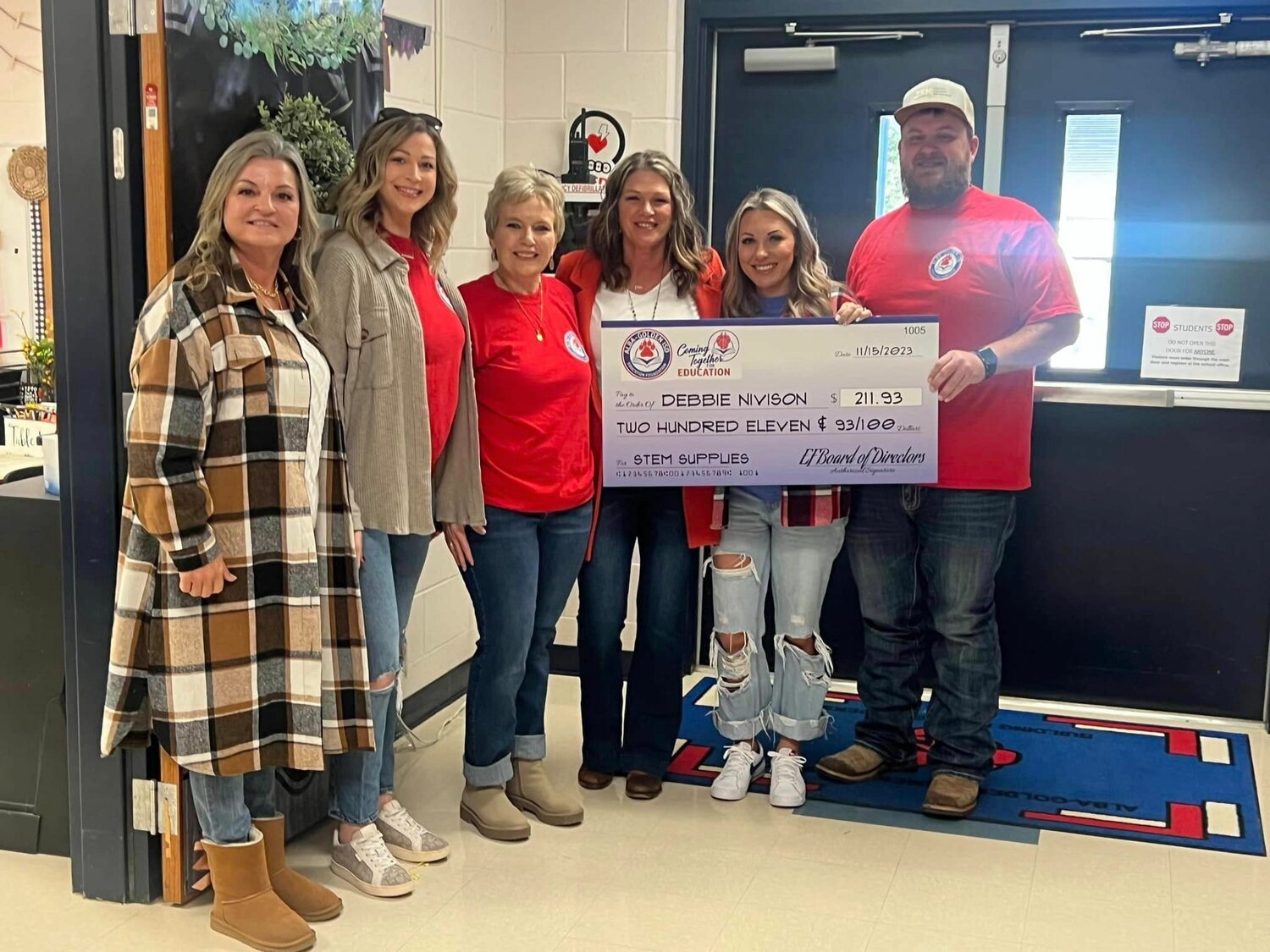 The Alba-Golden Education Foundation held its first grant awards presentation last week, passing out funds for special requests by classroom teachers.